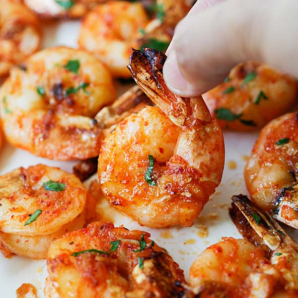 Grilled shrimp