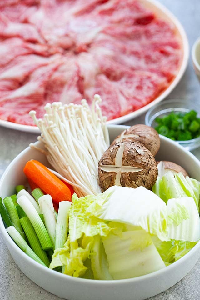 Shabu shabu pot.