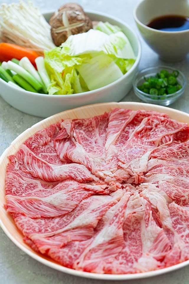 Shabu shabu hot pot.