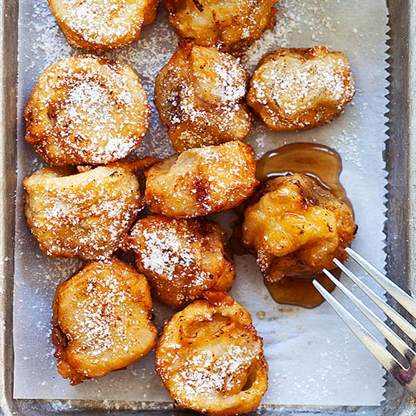 Fried bananas