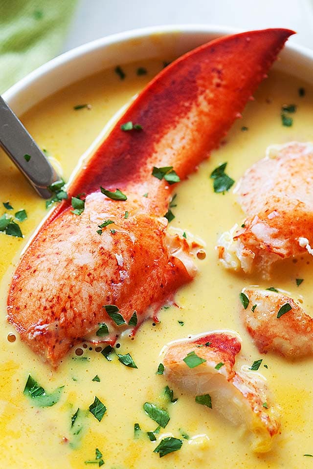 Lobster bisque.