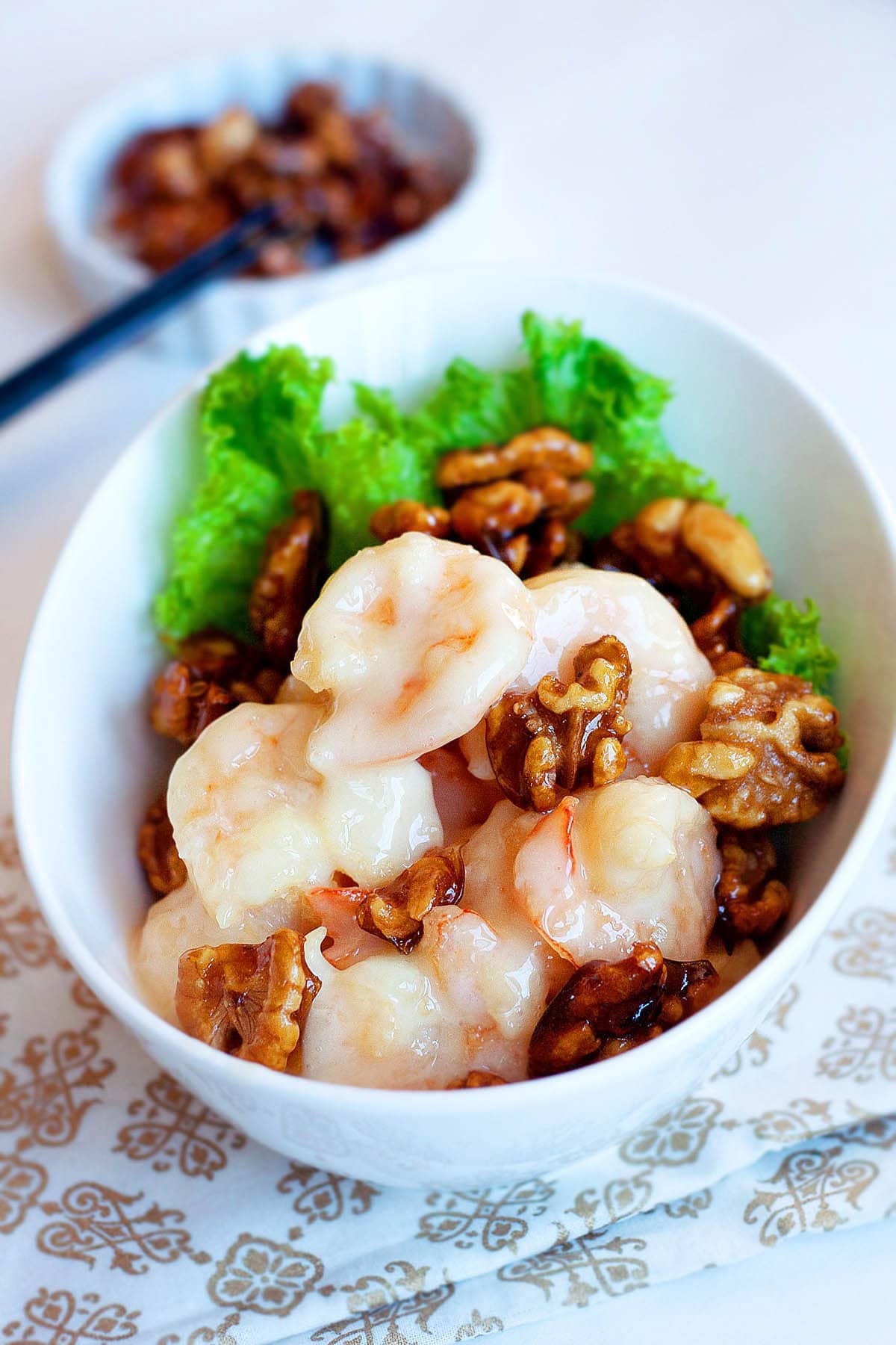 Homemade honey walnut shrimp just like Panda Express and PF Chang's honey walnut shrimp. 