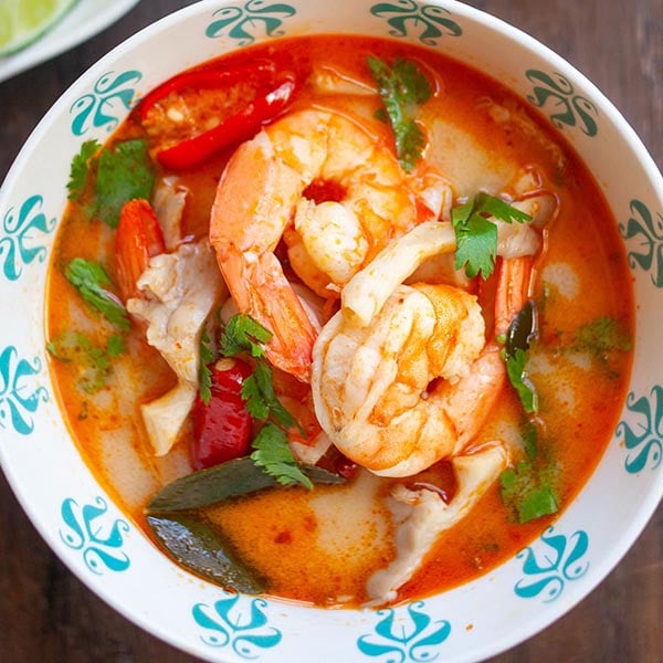 tom yum soup.