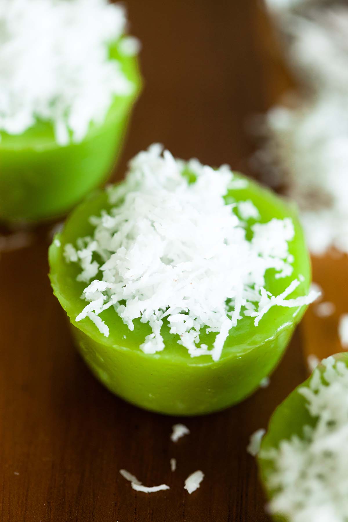 Kuih lompang, ready to serve.