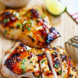 Chili lime chicken.