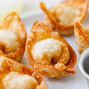 Fried wontons.