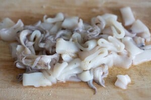 Squid for salt and pepper squid.