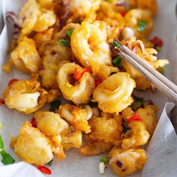 Salt and pepper squid