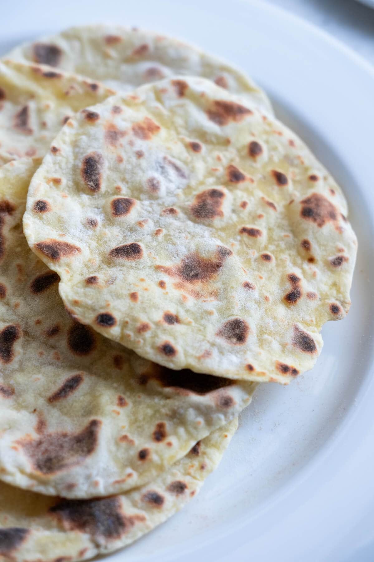 Crispy tortillas made out from sweet potatoes. 