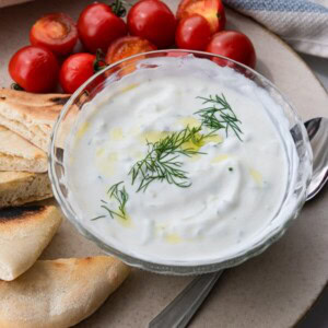 Classic tzatziki sauce recipe.