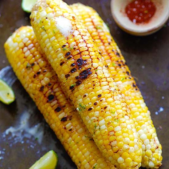 Zesty chili lime corn.