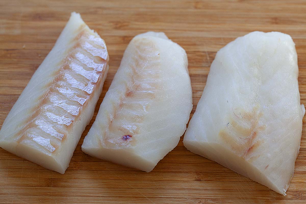 Frozen Atlantic wild caught cod loins. 