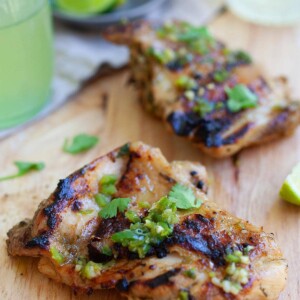 Cilantro lime chicken.