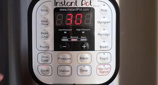 Instant pot on saute mode. 