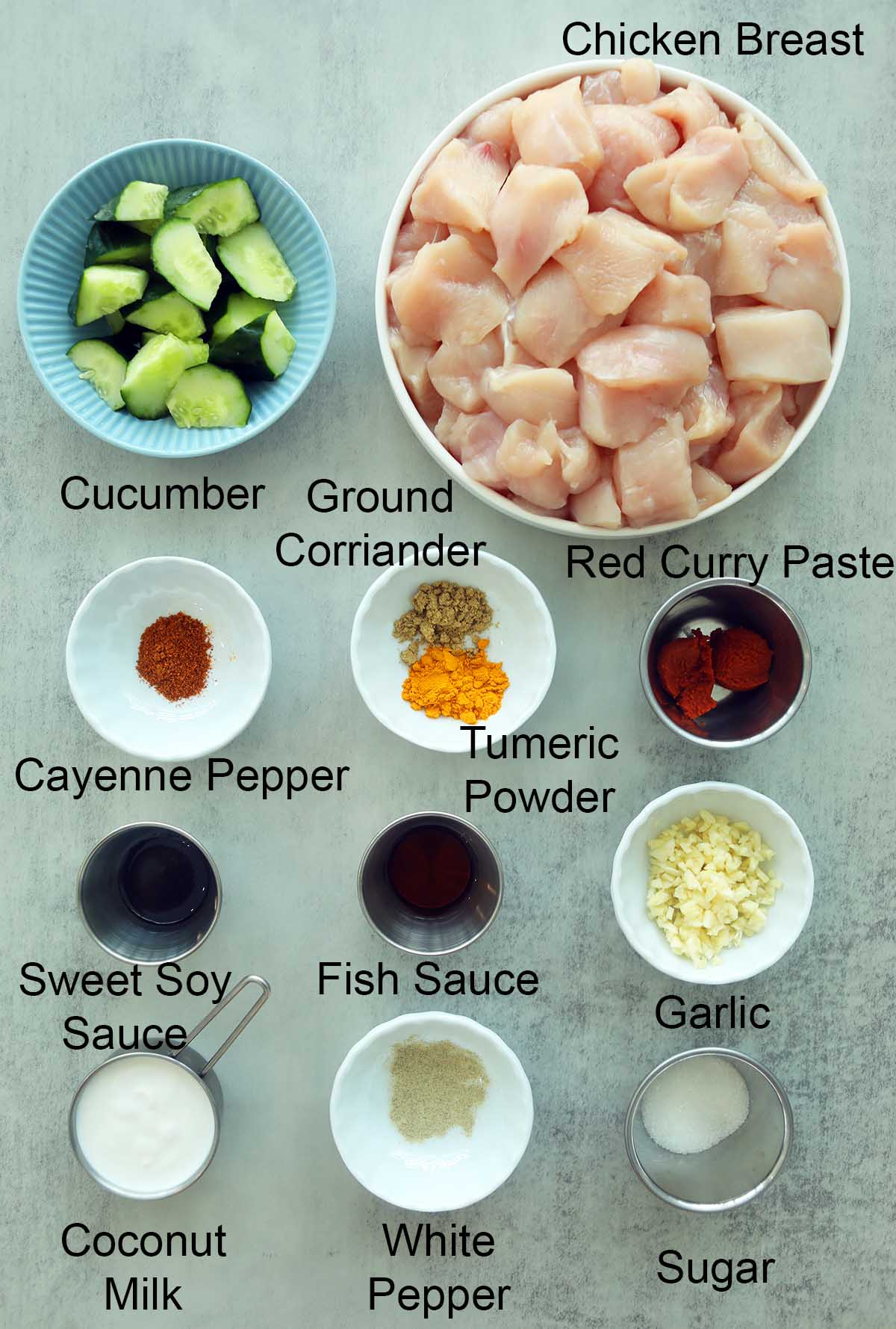 Ingredients needed for this recipe.