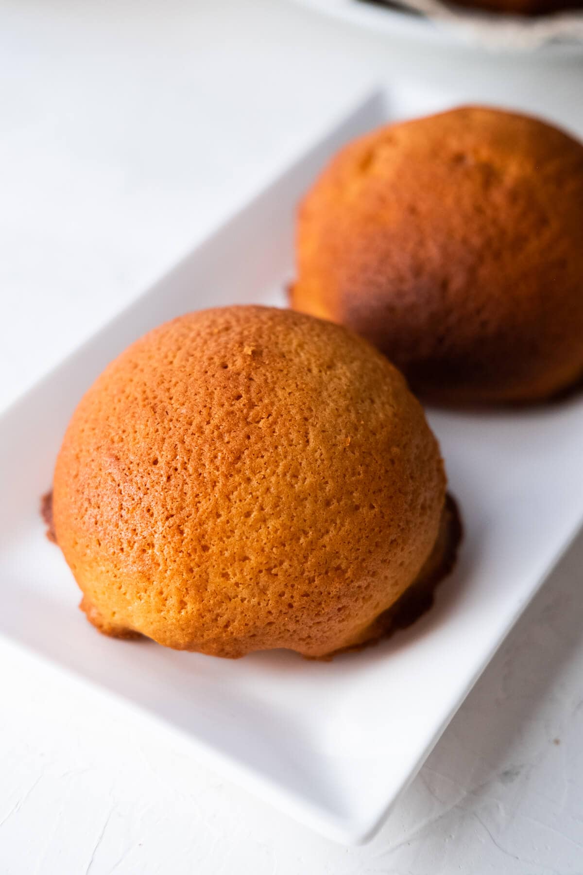 Mexican coffee bun with a cup of coffee.