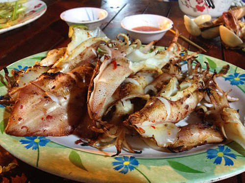 Grilled Squid, Night Market, Phu Quoc