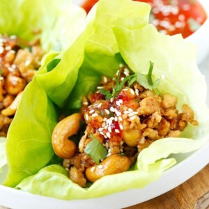 Thai Chicken Lettuce Wraps