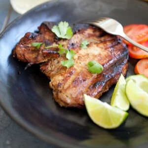 grilled pork chops